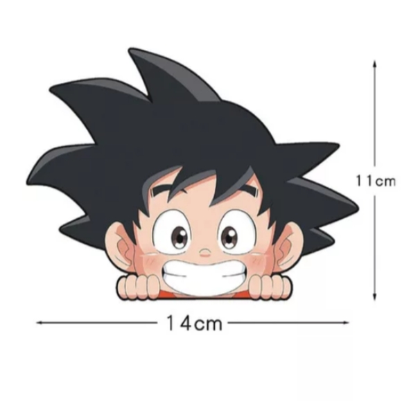Goku Peek-a-Boo Decal - Picture 3 of 4